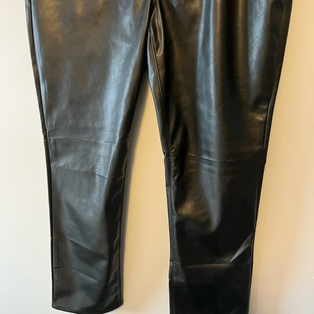 GAP Vintage Slim High Rise Black Pants 33 16R NWT Modest Women’s - Picture 5 of 10